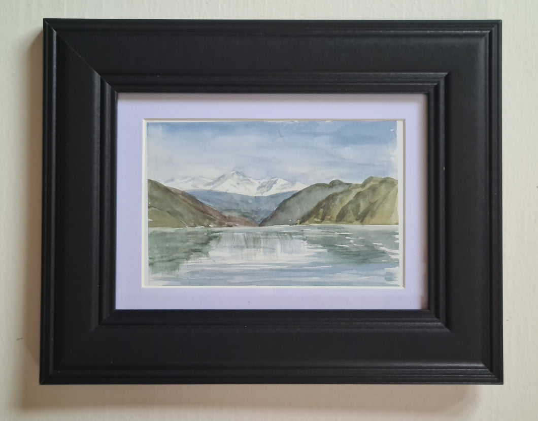 Lake Rotoiti, Ruth Palmer. Framed art print - larger frame