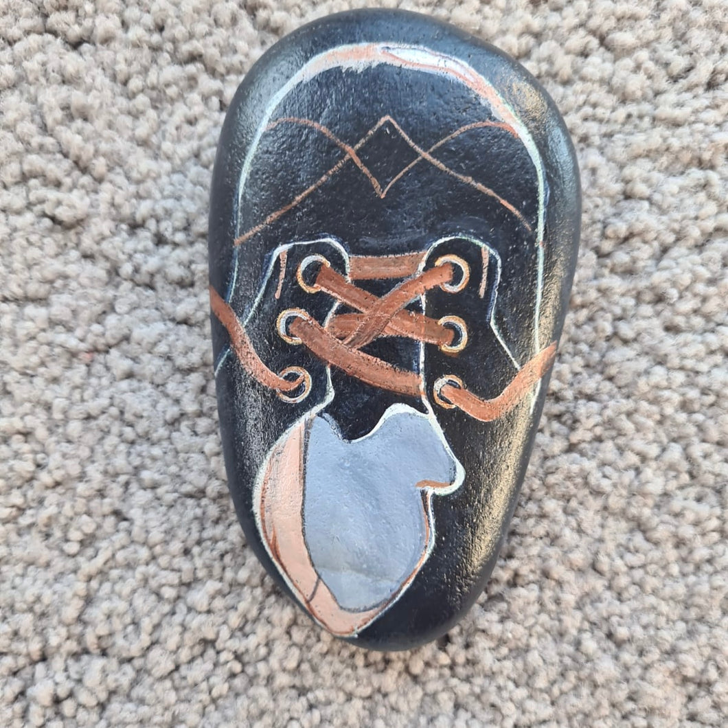 The Shoe - Hand painted stone art