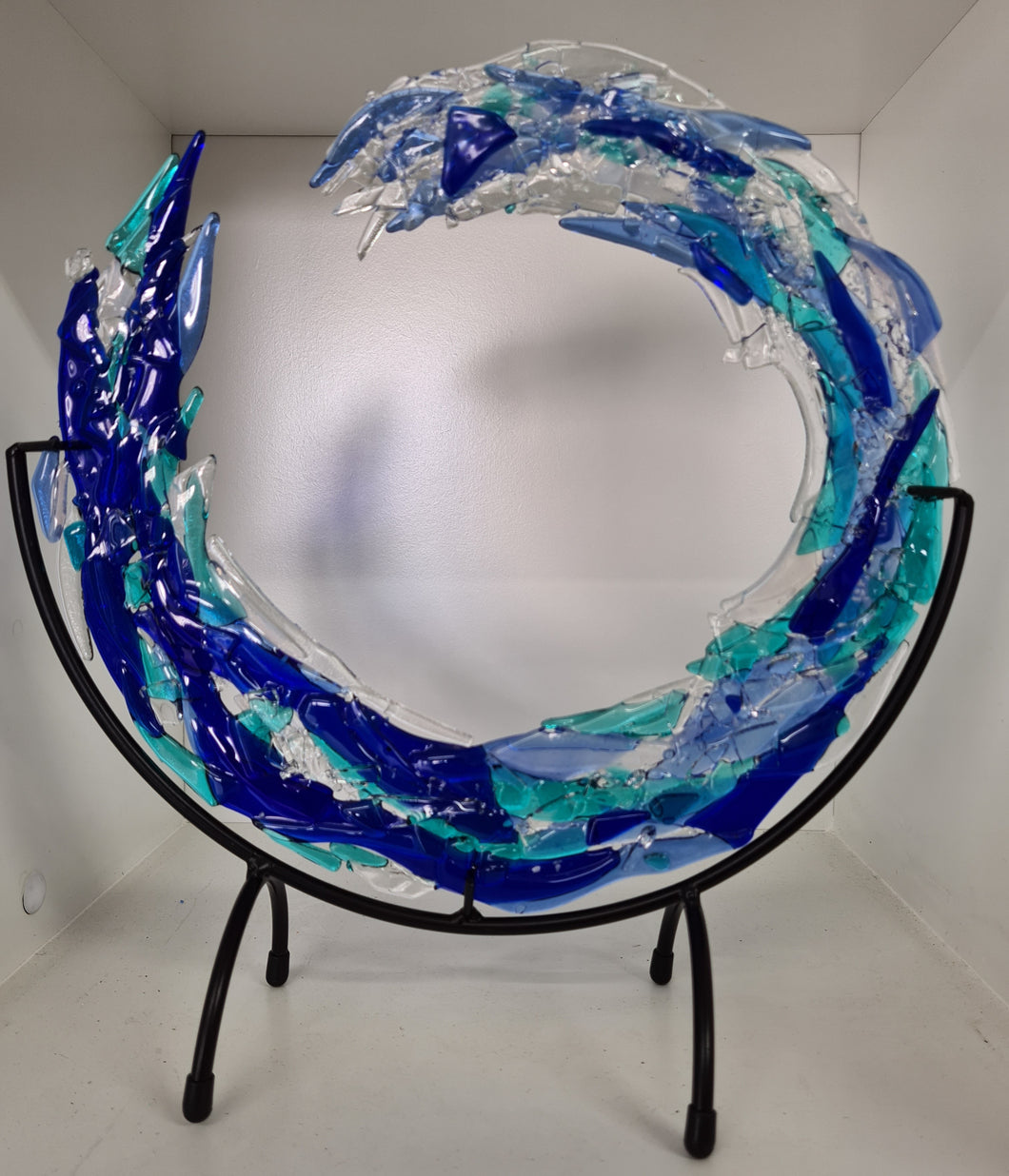 The Wave. Beautiful hand-crafted  glass sculpture